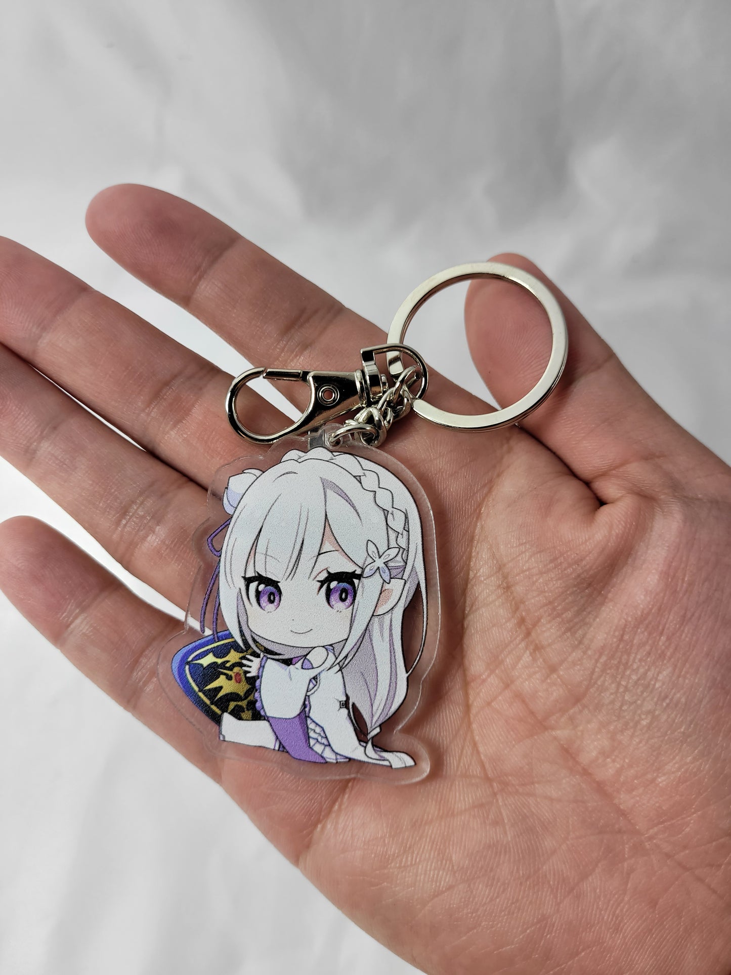 Emilia RE: Zero Starting Life in Another World Keychain