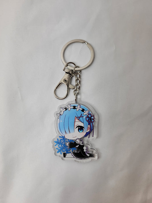 Rem Re:Zero Keychain