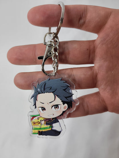 Subaru Re:Zero Keychain