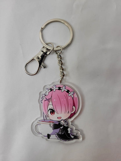 Ram Re:Zero Keychain