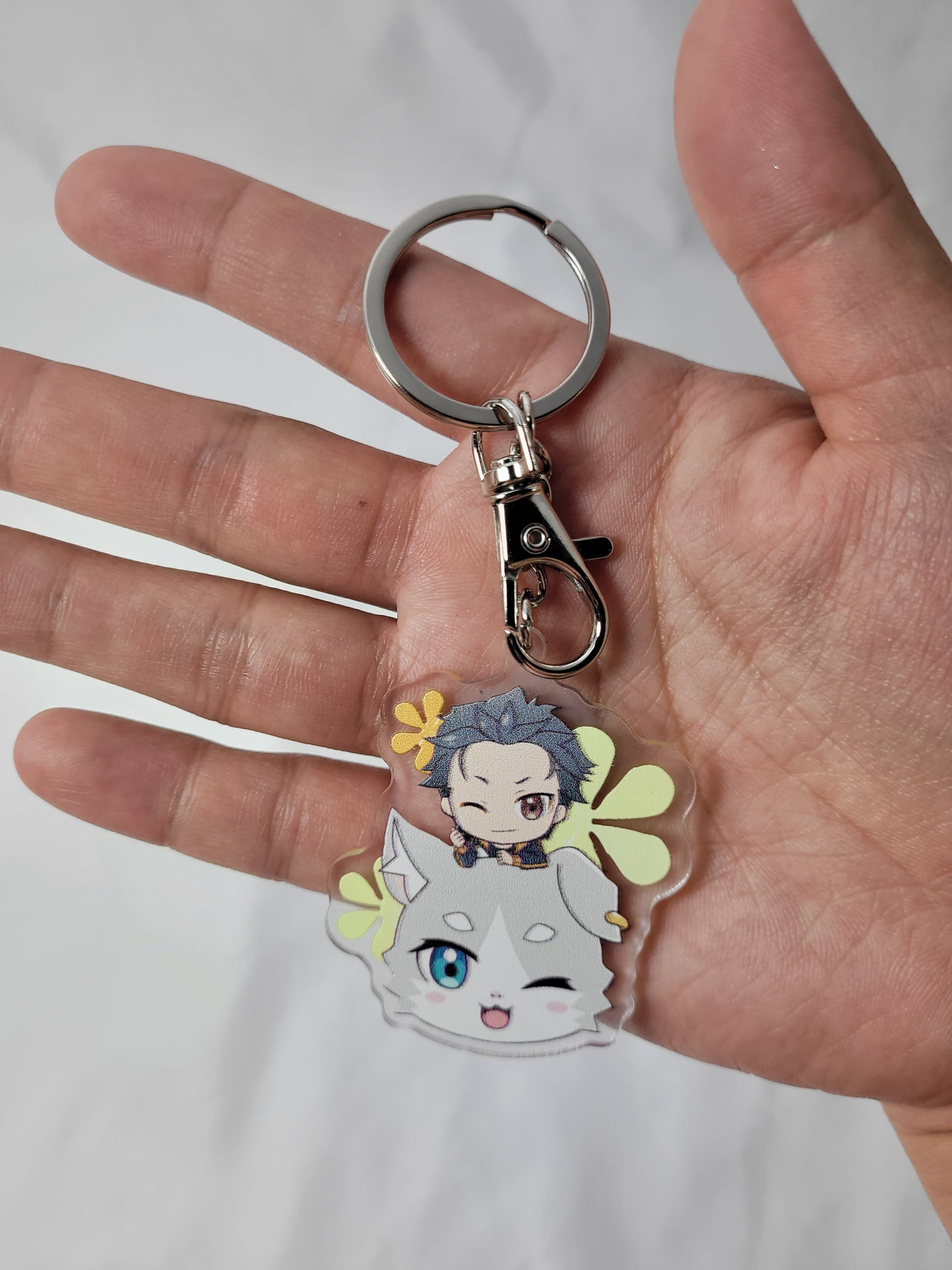 Subaru Re:Zero Keychain