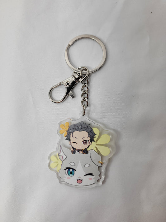 Subaru Re:Zero Keychain