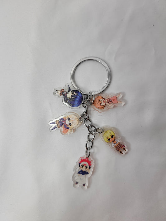 Food Wars Set Keychain