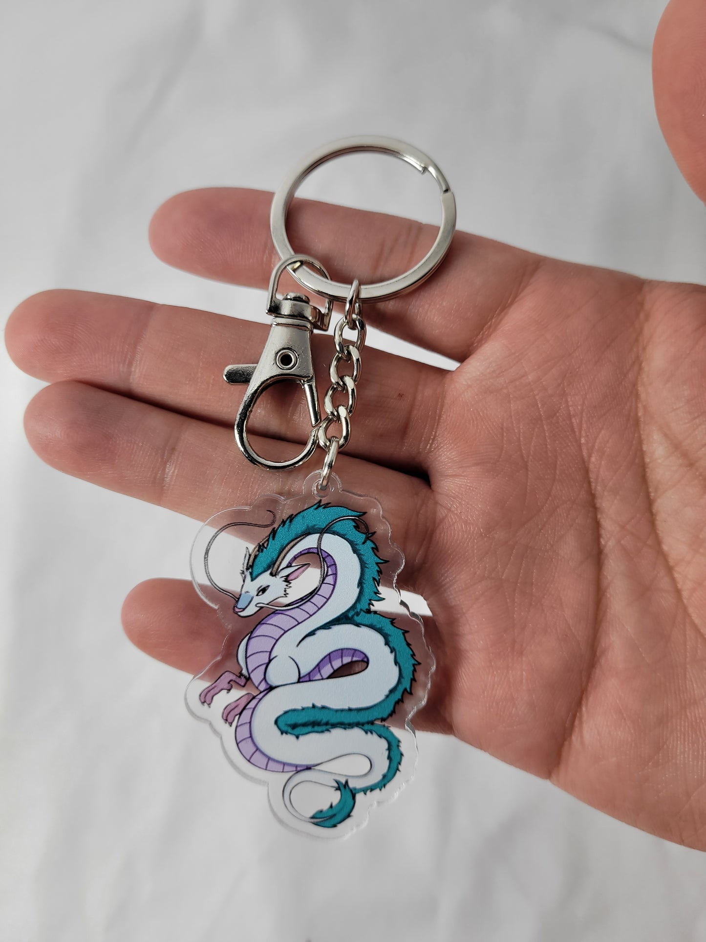 Haku Spirited Away Keychain