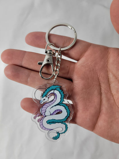 Haku Spirited Away Keychain