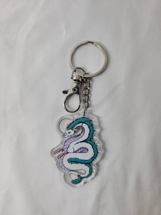 Haku Spirited Away Keychain