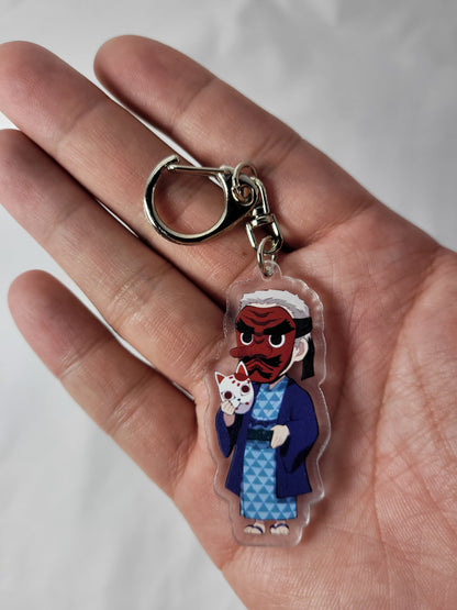 Urokodaki Demon Slayer Keychain