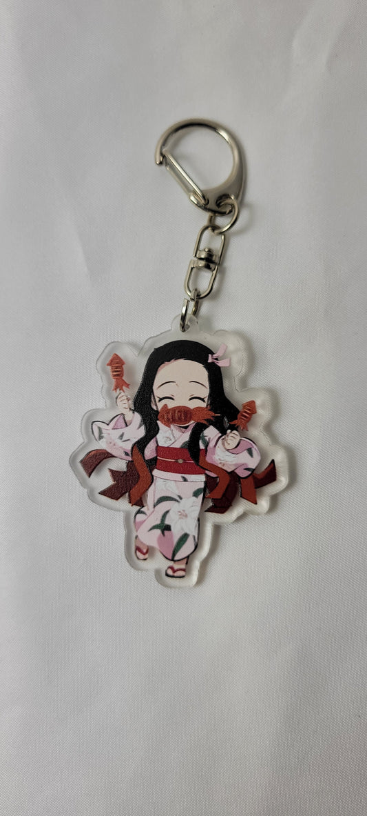 Nezuko Demon Slayer Keychain