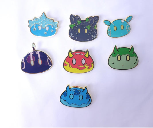 Slime Brooches