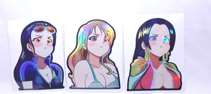 One Piece Waifu Stickers