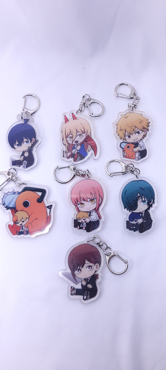 Chainsaw Man Keychains