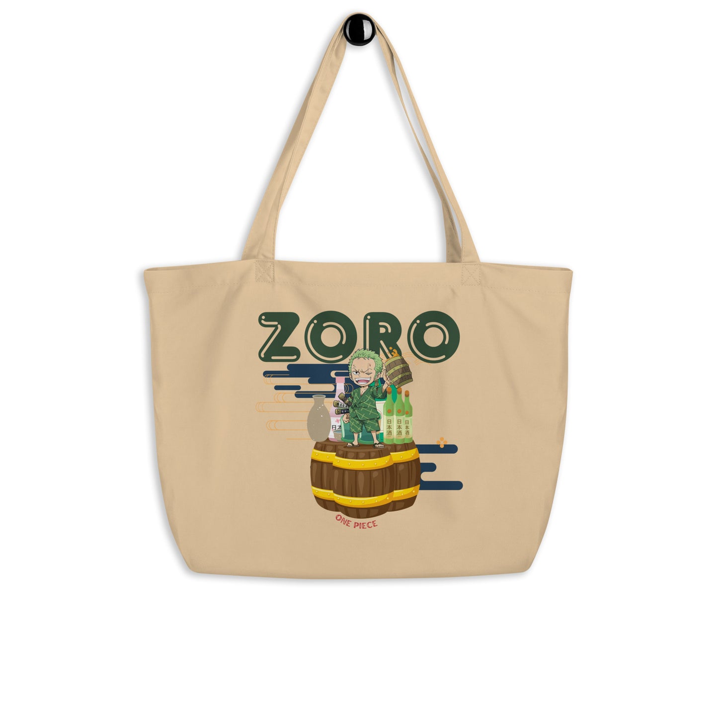 Zoro Drink Drink Large Tote Bag